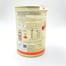 Dogs Love Lata BARF Cocinado Puro Ternera 400g Perro Comida húmeda para Perros Patitas&co Dogs Love Lata BARF Cocinado Puro Ternera 400g Perro Comida húmeda para Perros Patitas&co