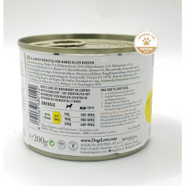 Dogs Love Lata Pollo Comida Humeda Natural Perro Comida húmeda para Perros Patitas&co Dogs Love Lata Pollo Comida Humeda Natural Perro Comida húmeda para Perros Patitas&co