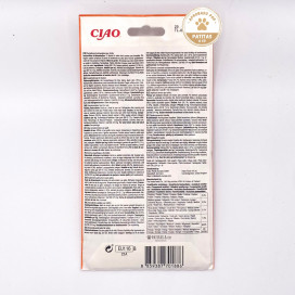 Churu Ciao Snacks Pollo con Salmon 4x12g Gatos Snacks para Gatos Patitas&co Churu Ciao Snacks Pollo con Salmon 4x12g Gatos Snacks para Gatos Patitas&co