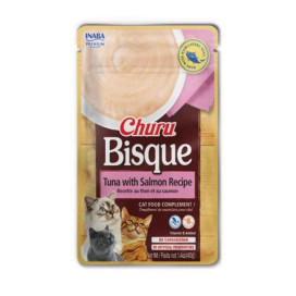 Ciao Bisque Atun y Salmon para Gatos Snacks para Gatos Patitas&co