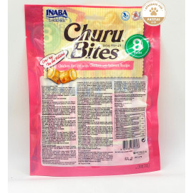 Churu Snack Bites de Pollo con Salmón (8x12g) Perros Snacks Saludables para Perros Patitas&co Churu Snack Bites de Pollo con Salmón (8x12g) Perros Snacks Saludables para Perros Patitas&co