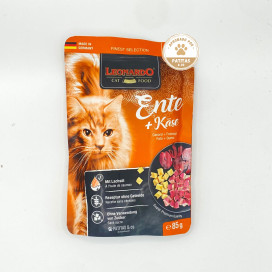 Leonardo Sobre Pato con Queso Comida Humeda 85g Gato Comida húmeda para gatos Patitas&co Leonardo Sobre Pato con Queso Comida Humeda 85g Gato Comida húmeda para gatos Patitas&co