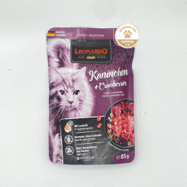 Leonardo Sobre Conejo y Arandanos Comida Humeda 85g Gato Comida húmeda para gatos Patitas&co Leonardo Sobre Conejo y Arandanos Comida Humeda 85g Gato Comida húmeda para gatos Patitas&co