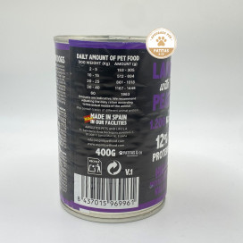 Alpha Spirit Lata Cordero con Pera Comida Humeda 400g Perro Comida húmeda para Perros Patitas&co Alpha Spirit Lata Cordero con Pera Comida Humeda 400g Perro Comida húmeda para Perros Patitas&co