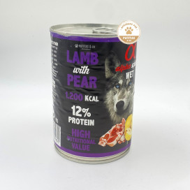 Alpha Spirit Lata Cordero con Pera Comida Humeda 400g Perro Comida húmeda para Perros Patitas&co Alpha Spirit Lata Cordero con Pera Comida Humeda 400g Perro Comida húmeda para Perros Patitas&co