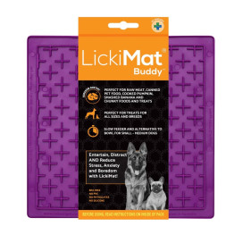 Comedero Interactivo LickiMat Buddy Morado Perro Comederos y Bebederos para perros Patitas&co