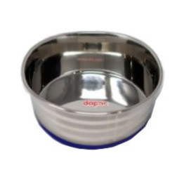 Comedero Acero Inox con Rayas Antideslizante Perro Comederos y Bebederos para perros Patitas&co