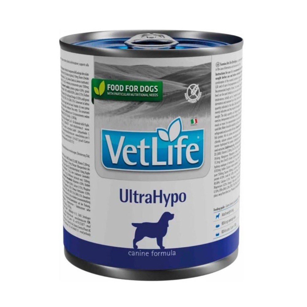 Farmina Vet Life Ultrahypo Lata 285g Perro Comida húmeda para Perros Patitas&co Farmina Vet Life Ultrahypo Lata 285g Perro Comida húmeda para Perros Patitas&co