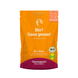 Herrmann´s Sobre Bio Ganso Comida Humeda 100g Gato Comida húmeda para gatos Patitas&co