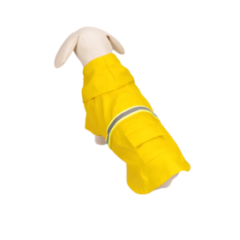 Chubasquero para perros reflectante amarillo Ropa para perros Patitas&co Chubasquero para perros reflectante amarillo Ropa para perros Patitas&co