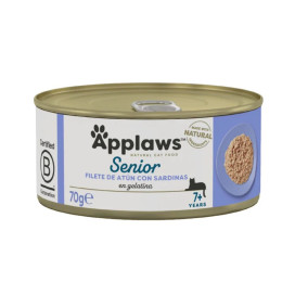 Applaws Senior Comida Húmeda Atún y Sardina 70g Gato Comida húmeda para gatos Patitas&co