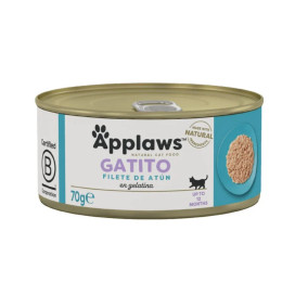 Applaws Kitten Comida Húmeda Filete de Atún 70g Gatito Comida húmeda para gatos Patitas&co