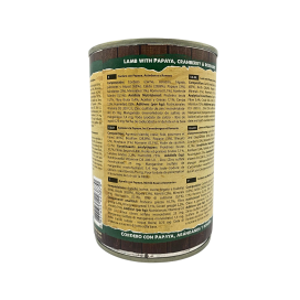 Natural Greatness Lata Cordero con Papaya y Arándanos 400g Perro Comida húmeda para Perros Patitas&co Natural Greatness Lata Cordero con Papaya y Arándanos 400g Perro Comida húmeda para Perros Patitas&co
