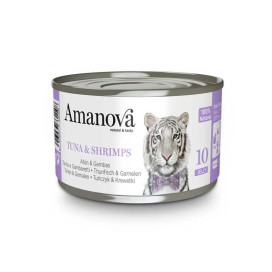 Amanova Latita en Gelatina con Atún y Gambas para Gato Comida húmeda para gatos Patitas&co