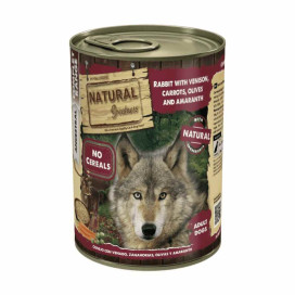 Natural Greatness Lata Conejo y Venado Comida Humeda 400g Perro Comida húmeda para Perros Patitas&co
