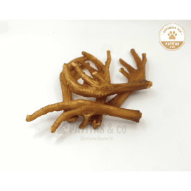 Mordedor Natural Patas de Pollo (ud) Mordedores para Perros Patitas&co