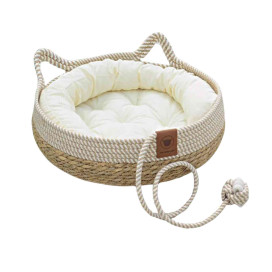 Cama Nido para Gato Colchon Blanco Camas para Gatos Patitas&co