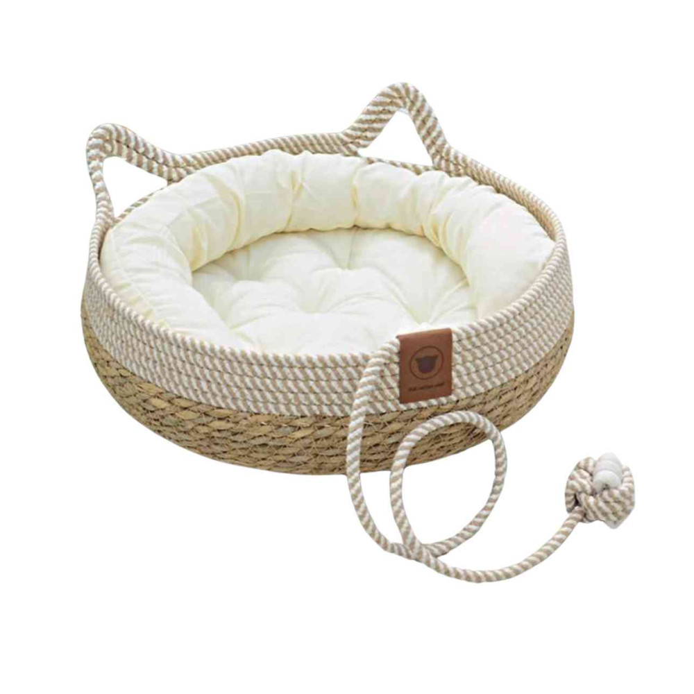 Cama Nido para Gato Colchon Blanco Camas para Gatos Patitas&co Cama Nido para Gato Colchon Blanco Camas para Gatos Patitas&co