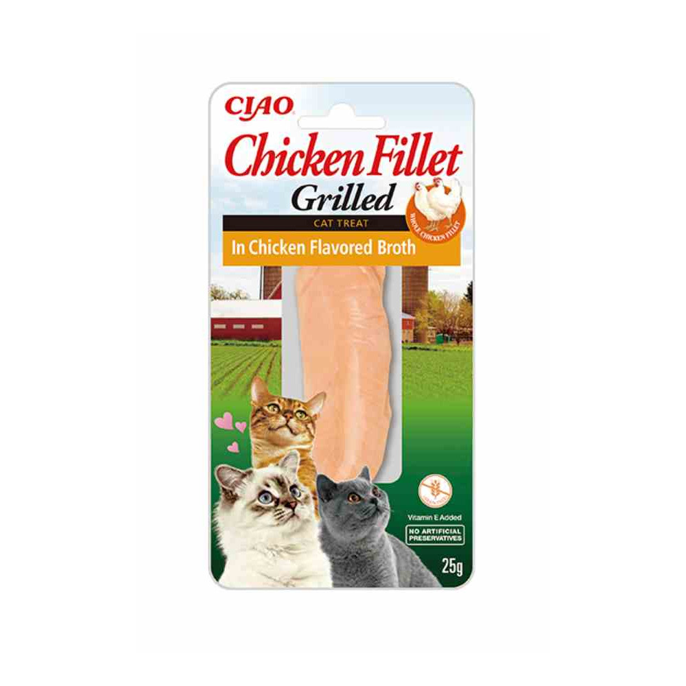 Churu Ciao Filete de Pollo en Caldo de Pollo para Gato Snacks para Gatos Patitas&co Churu Ciao Filete de Pollo en Caldo de Pollo para Gato Snacks para Gatos Patitas&co