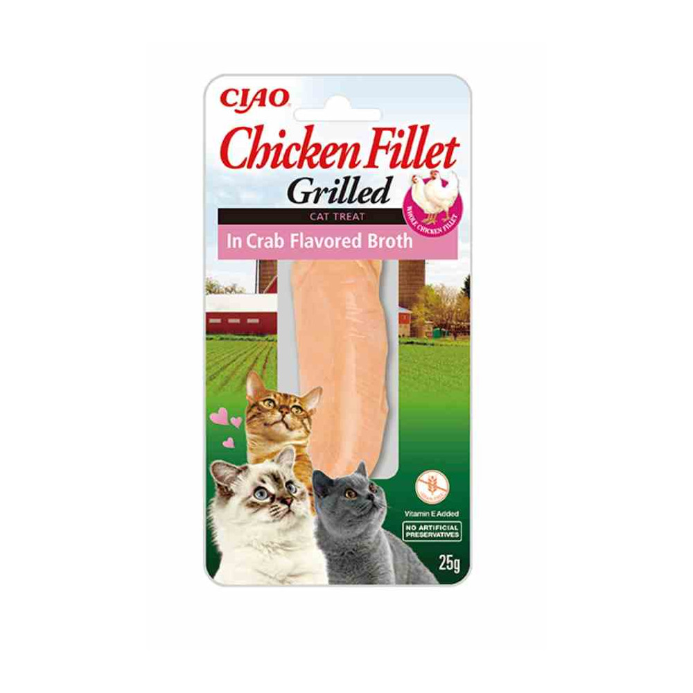 Churu Ciao Filete de Pollo en Caldo de Cangrejo para gato Snacks para Gatos Patitas&co Churu Ciao Filete de Pollo en Caldo de Cangrejo para gato Snacks para Gatos Patitas&co