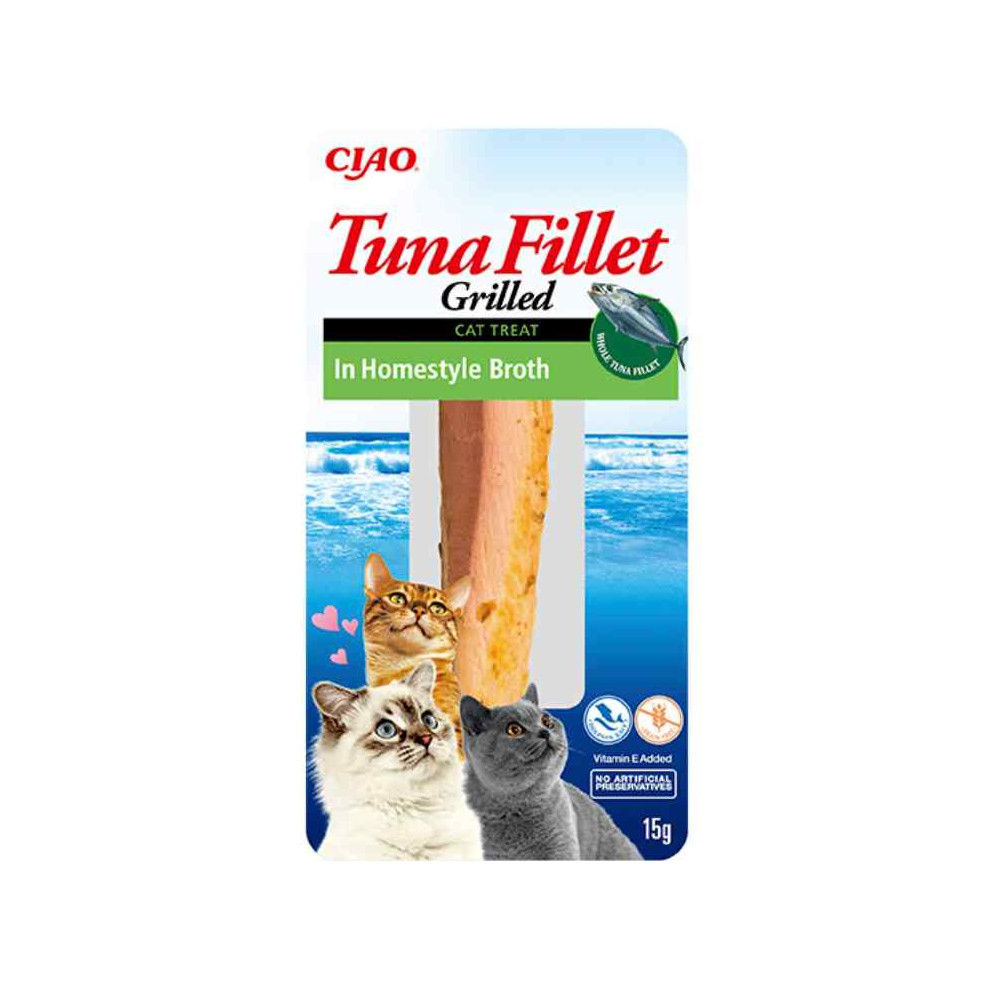 Churu Ciao Filete de Atun en Caldo Casero para gato Snacks para Gatos Patitas&co Churu Ciao Filete de Atun en Caldo Casero para gato Snacks para Gatos Patitas&co