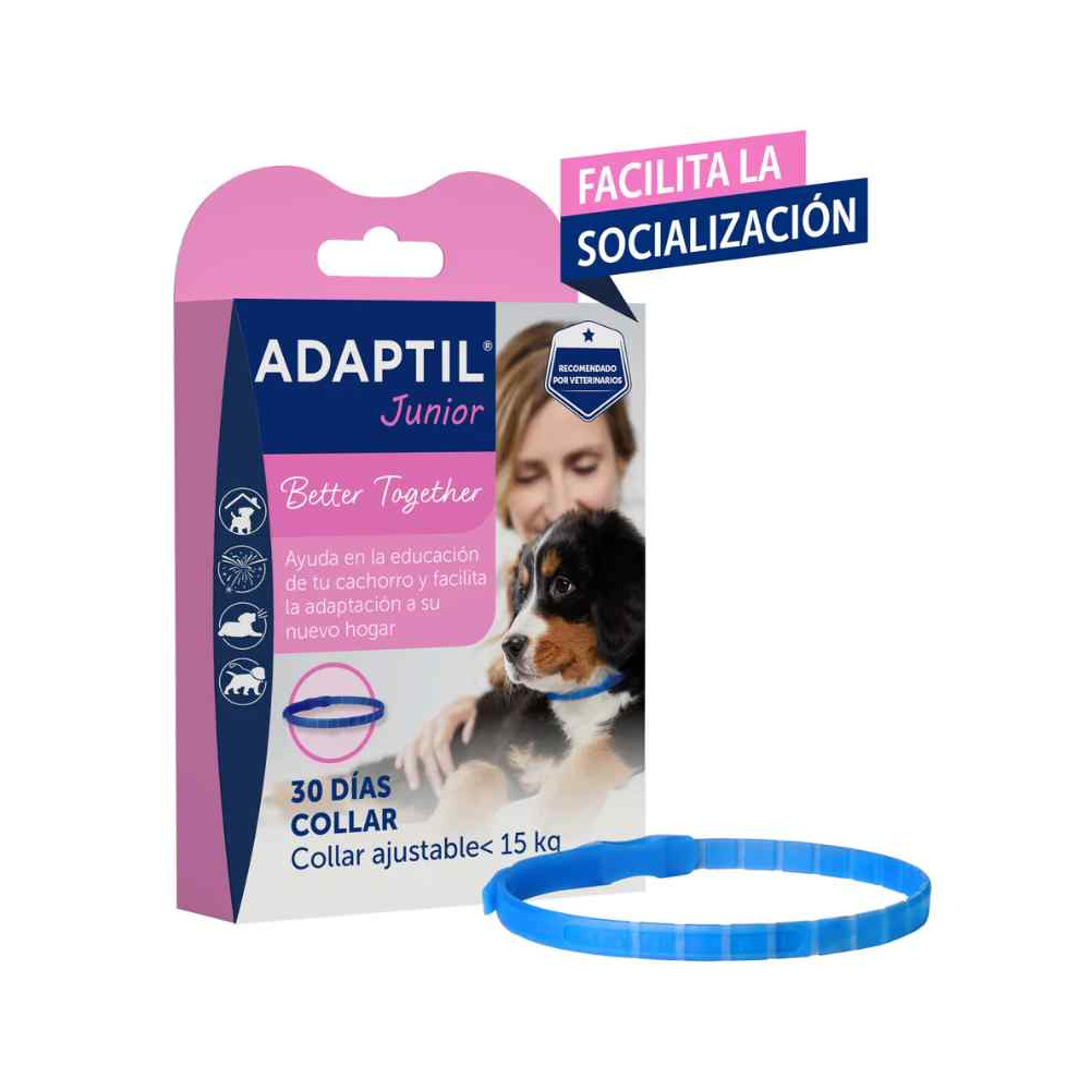 Adaptil Collar Junior para Perro cachorro Feromonas y Relajantes para Perros Patitas&co Adaptil Collar Junior para Perro cachorro Feromonas y Relajantes para Perros Patitas&co