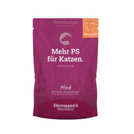 Herrmann´s Sobre de Caballo Comida Humeda 100g Gato Comida húmeda para gatos Patitas&co