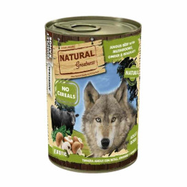 Natural Greatness Lata Angus con Setas Comida Humeda 400g Perro Comida húmeda para Perros Patitas&co