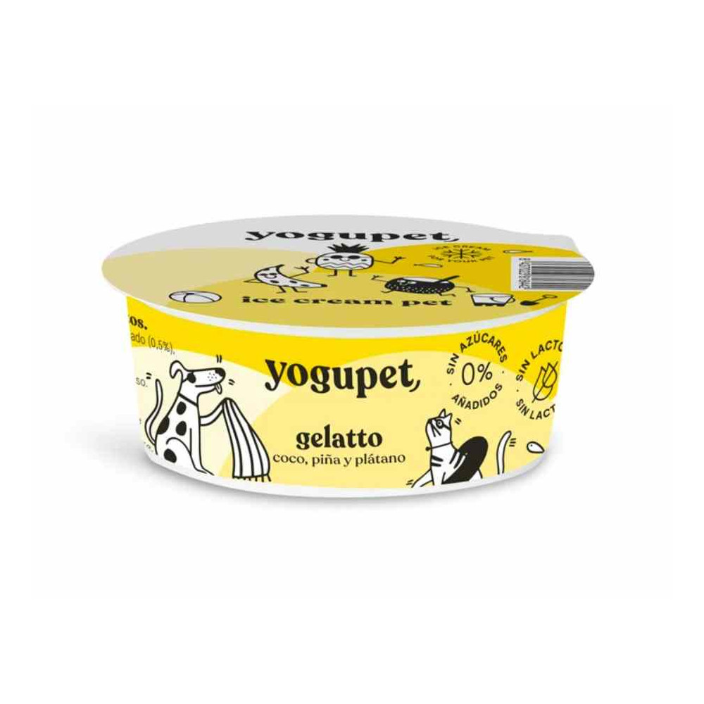 Yogupet Helado Coco, Piña y Platano para Perro y Gato Especial Verano Patitas&co Yogupet Helado Coco, Piña y Platano para Perro y Gato Especial Verano Patitas&co