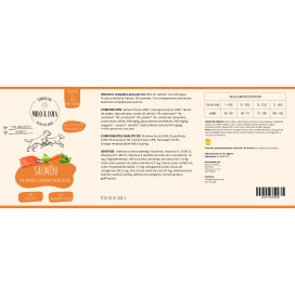 Pack 10 Latas Milo y Lola Salmon para Perro (10x380g) Comida húmeda para Perros Patitas&co Pack 10 Latas Milo y Lola Salmon para Perro (10x380g) Comida húmeda para Perros Patitas&co