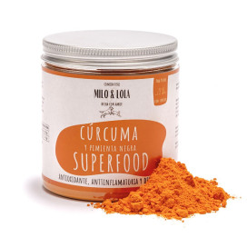 Milo Y Lola Suplemento Curcuma y Pimienta para Perros y Gatos Suplementos Naturales para Perros Patitas&co