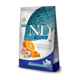Farmina ND Ocean Adult Medium Maxi Bacalao Pienso para Perro Pienso Natural para Perros Patitas&co