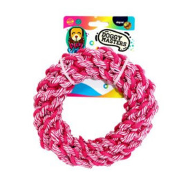 Doggy Masters Aro Trenzado Rosa y Blanco Juguetes para perros Patitas&co
