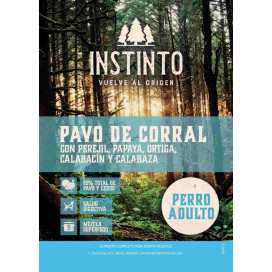 Instinto Pavo de Corral Pienso Natural Adulto Patitas&co Patitas&co Instinto Pavo de Corral Pienso Natural Adulto Patitas&co Patitas&co