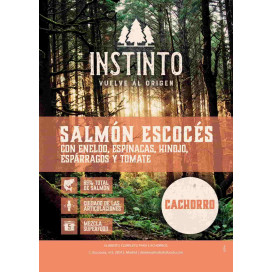 Instinto Salmon Escoces Pienso Natural Cachorro Pienso Natural para Perros Patitas&co Instinto Salmon Escoces Pienso Natural Cachorro Pienso Natural para Perros Patitas&co