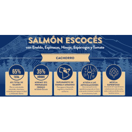 Instinto Salmon Escoces Pienso Natural Cachorro Pienso Natural para Perros Patitas&co Instinto Salmon Escoces Pienso Natural Cachorro Pienso Natural para Perros Patitas&co