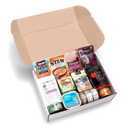 Caja de Degustación Happy CATa Comida húmeda para gatos Patitas&co