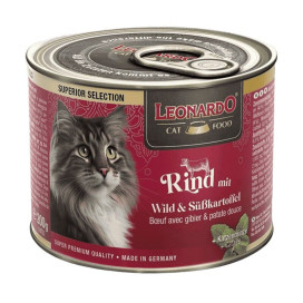 Leonardo Lata Venado y Boniato Comida Húmeda 200g Gato PatitasCo