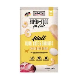 Mac´s Sobre Pollo, Pato y Camarones Comida Húmeda Gato Comida húmeda para gatos Patitas&co