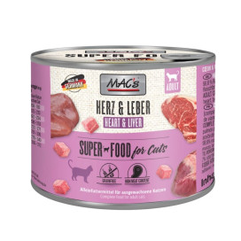 MAC´s Lata Vacuno con Corazon e Higado Comida Humeda Gato Comida húmeda para gatos Patitas&co