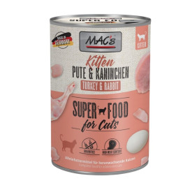 Mac´s Lata Kitten Pavo y Conejo Comida Humeda Gatito Comida húmeda para gatos Patitas&co