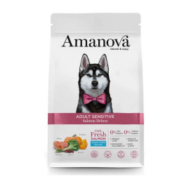 Amanova Pienso Adult Sensitive Salmon para Perro Pienso Natural para Perros Patitas&co