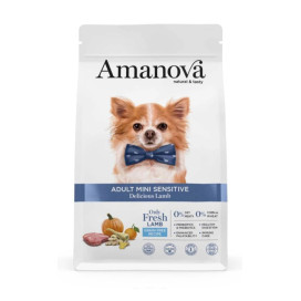 Amanova Pienso Adult Mini Sensitive Cordero para Perros Pequeños Pienso Natural para Perros Patitas&co
