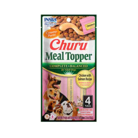 Churu Meal Topper de Pollo con Salmon para Perro Caldos y Toppers para Perros Patitas&co