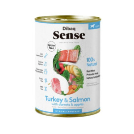 Dibaq Sense Lata Salmon y Pavo 380g Perro Cachorro