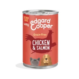 Edgard and Cooper Pollo y Salmon lata (400g) Senior Comida húmeda para Perros Patitas&co