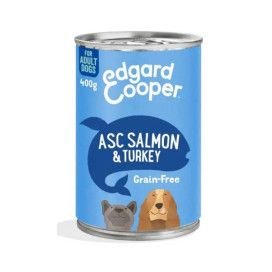 Edgard and Cooper Adult sin cereales salmon y pavo Perros 400g Comida húmeda Perros Patitas&co
