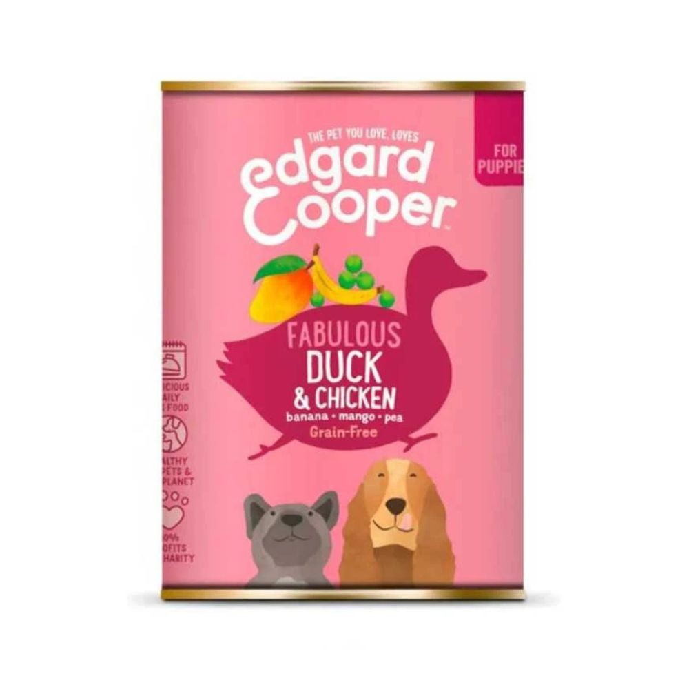 Edgard and Cooper Puppy Lata pato y pollo (400g) Perros Comida húmeda Perros Patitas&co Edgard and Cooper Puppy Lata pato y pollo (400g) Perros Comida húmeda Perros Patitas&co