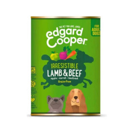Edgard and Cooper Adult cordero y ternera 400g Perros Comida húmeda para Perros Patitas&co
