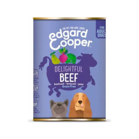 Edgard and Cooper Adult ternera Tarrina 400g Perros Comida húmeda Perros Patitas&co